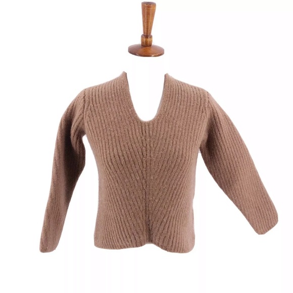 Acne Studios Sweaters - Acne studios Deborah Wool Sweater Size XXS Brown